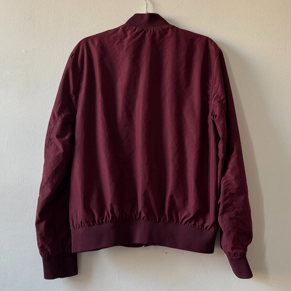 H&M Burgundy Zip Jacket - Picture 2 of 5